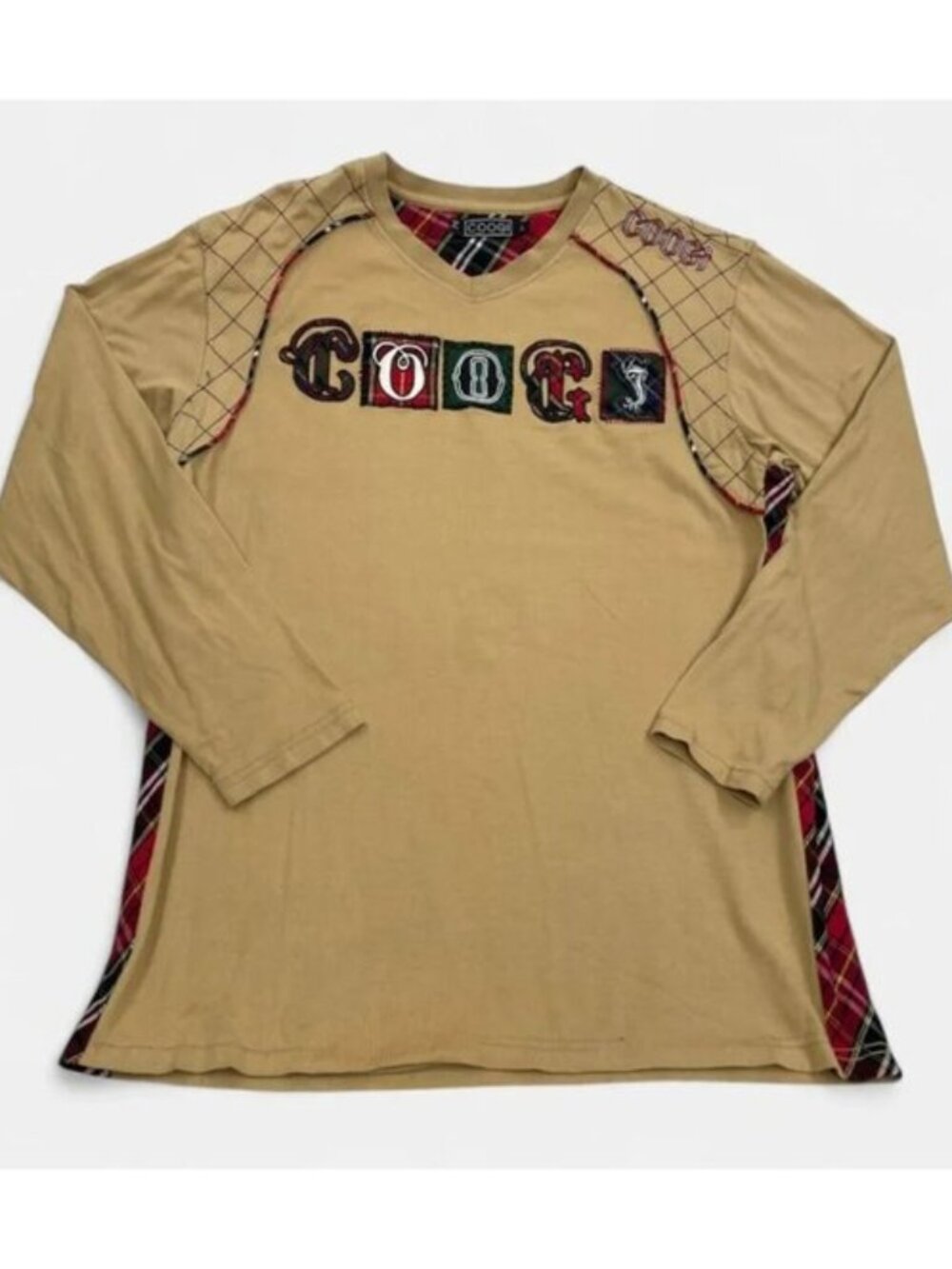 Coogi Australia Vintage 1990's Long Sleeve Rugby Polo Shirt Men's Large